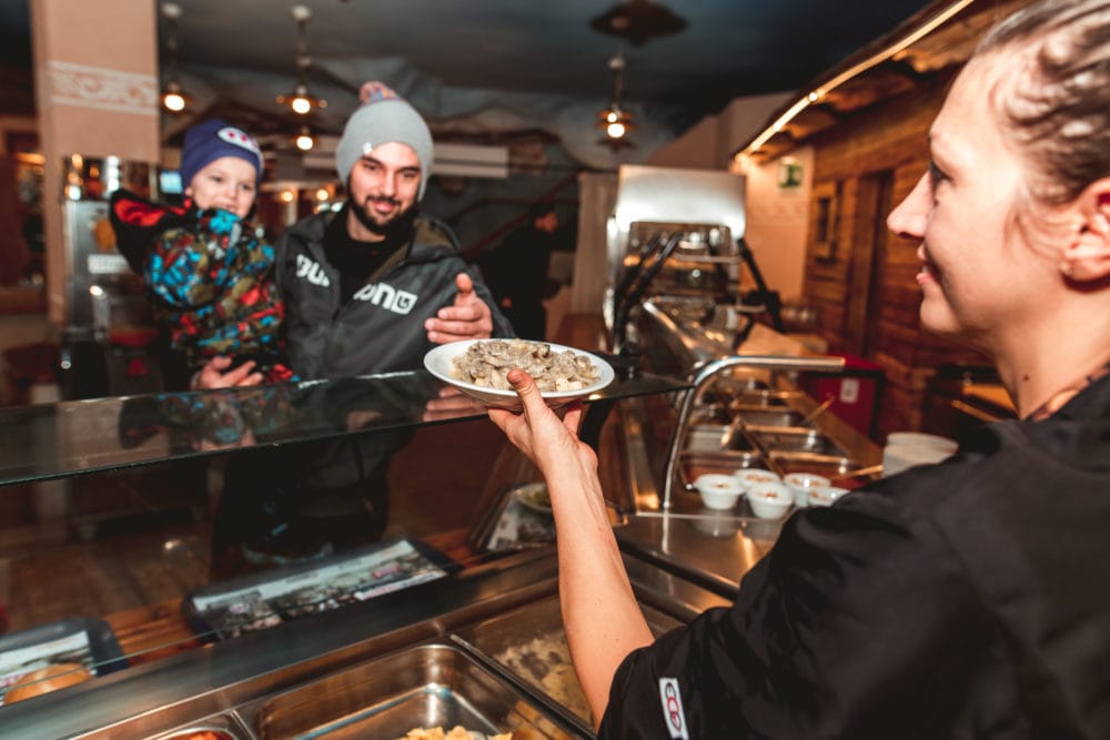 Pranzo in quota per famiglie a livigno