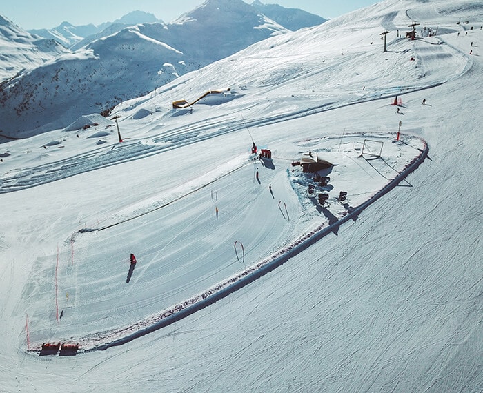 area gioco presso versante mottolino a livigno