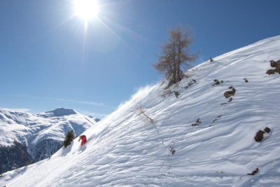 Piste innevate per il freeriding a Livigno