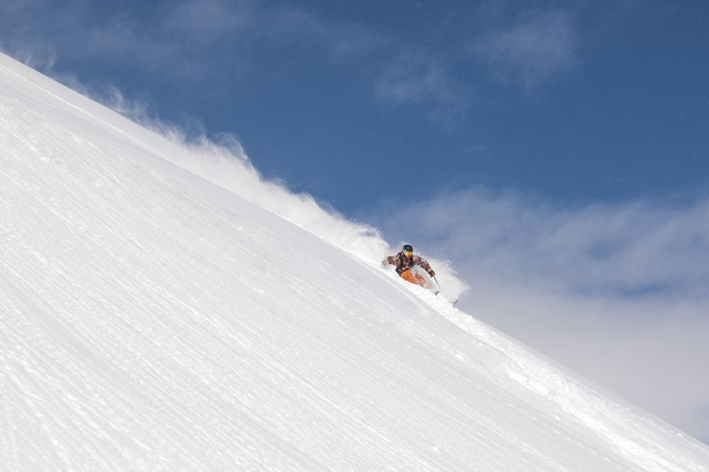 Freeriding nella ski area di Livigno