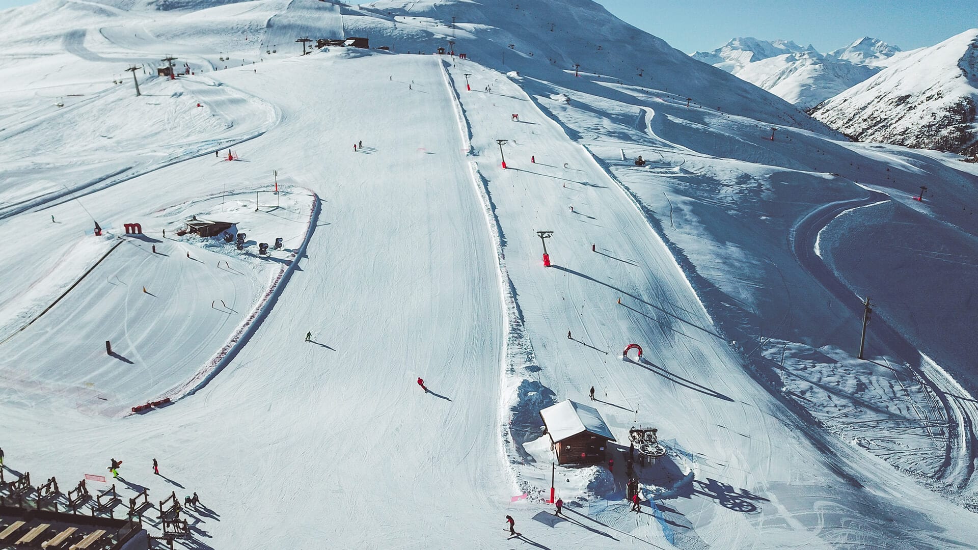 Area gioco Mottolino presso skiarea di Livigno