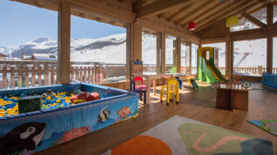 Area coperta del kinder club Lupigno a Livigno