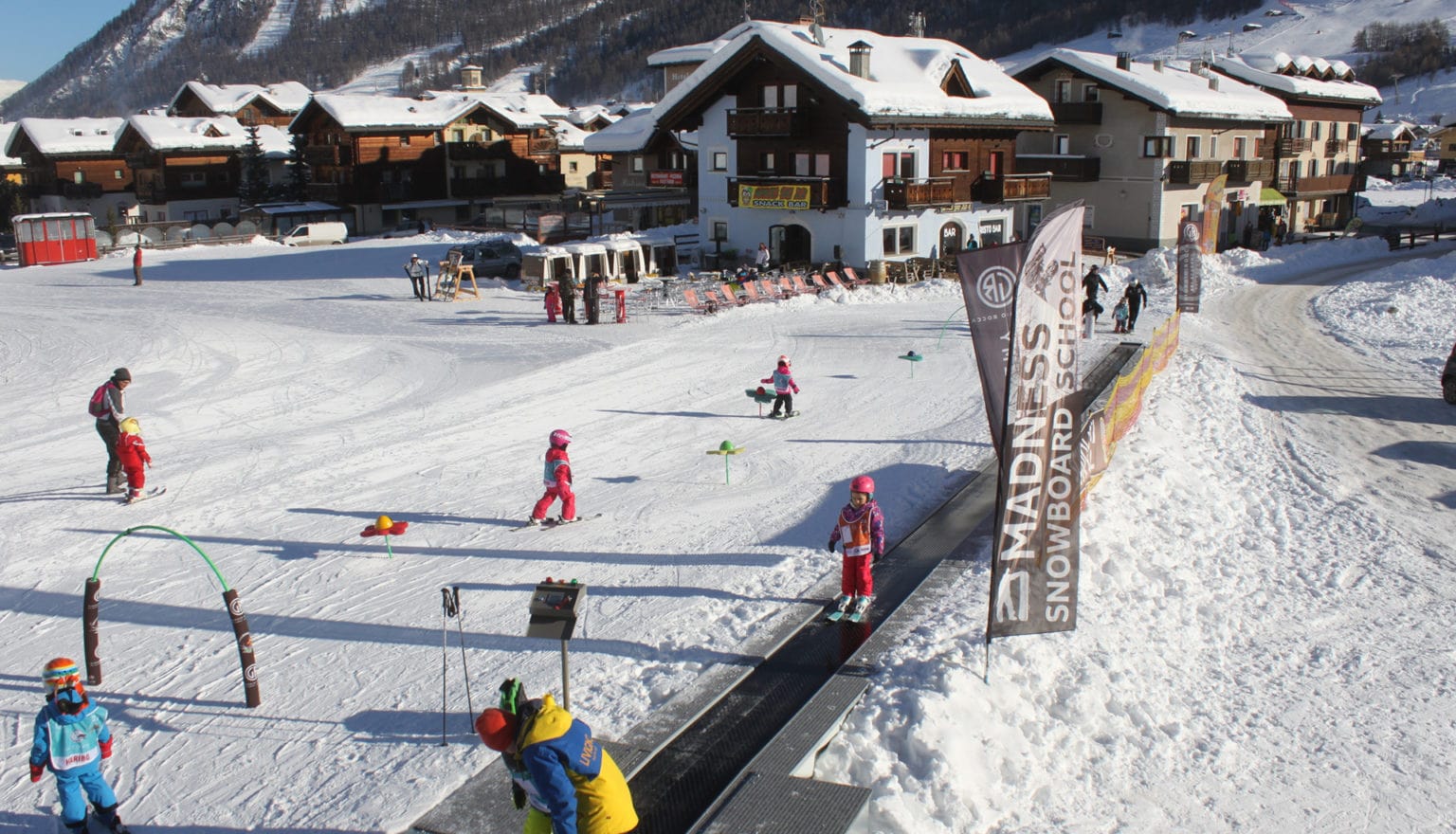 Magic ski carpets for children Skipass Livigno