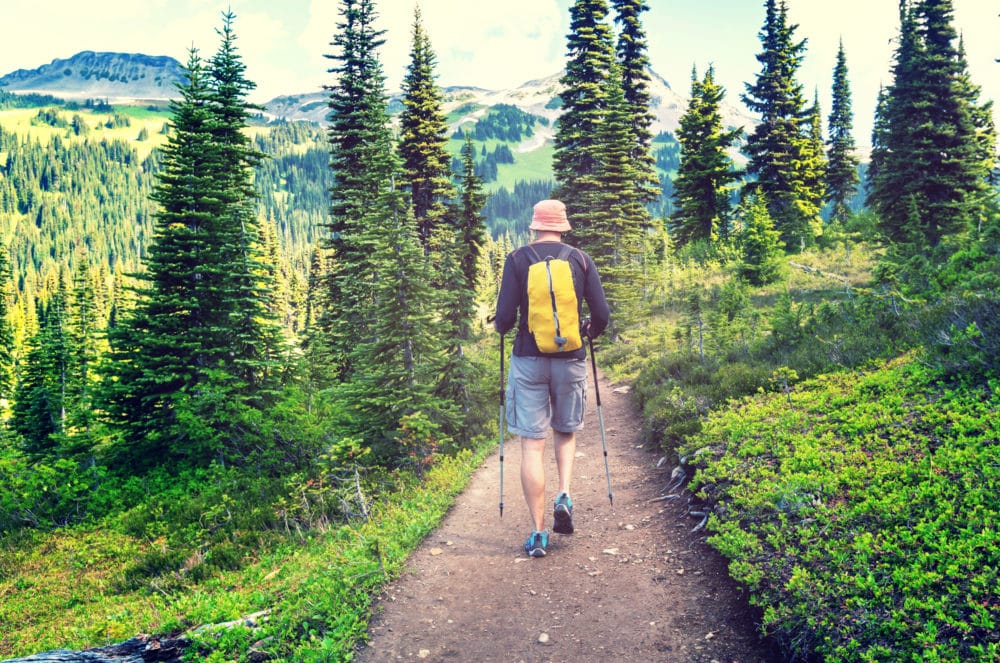 Hike ed escurisioni in montagna, sulle Alpi