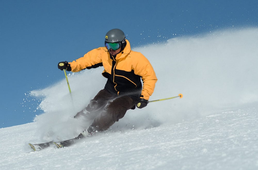 discese sugli sci a Livigno