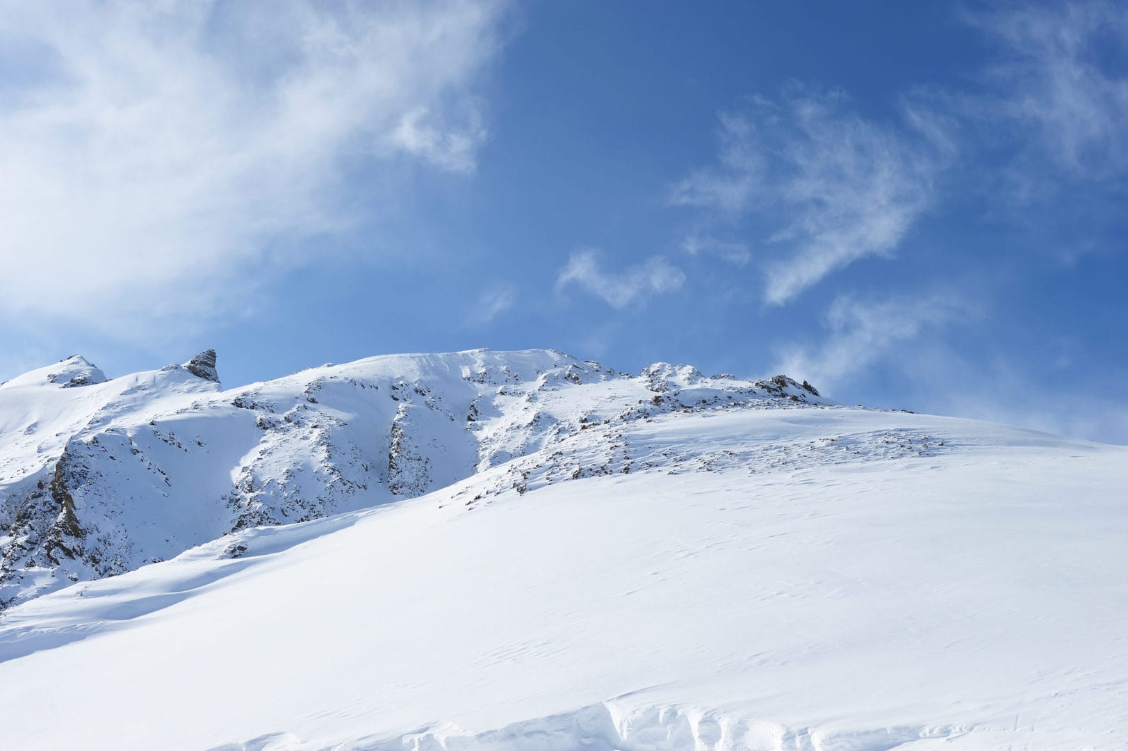 Neve fresca sulle Alpi