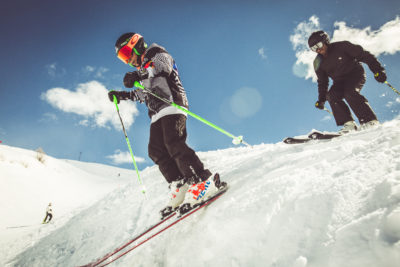 Passioni sugli sci livigno - sciare per principianti