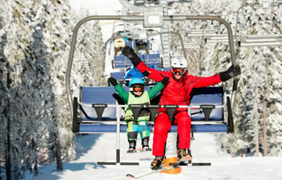 Lezioni di sci per bambini nel comprensorio di livigno