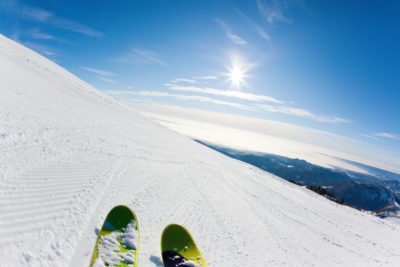 Paesaggi emozionanti sulle piste della skiarea di livigno