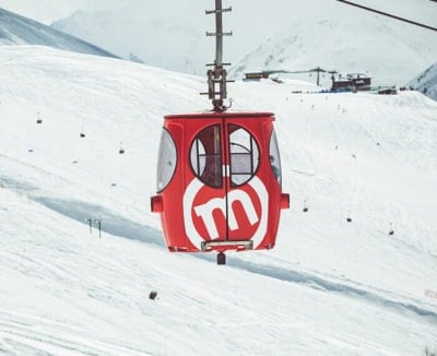 Telecabina del versante Mottolino a Livigno