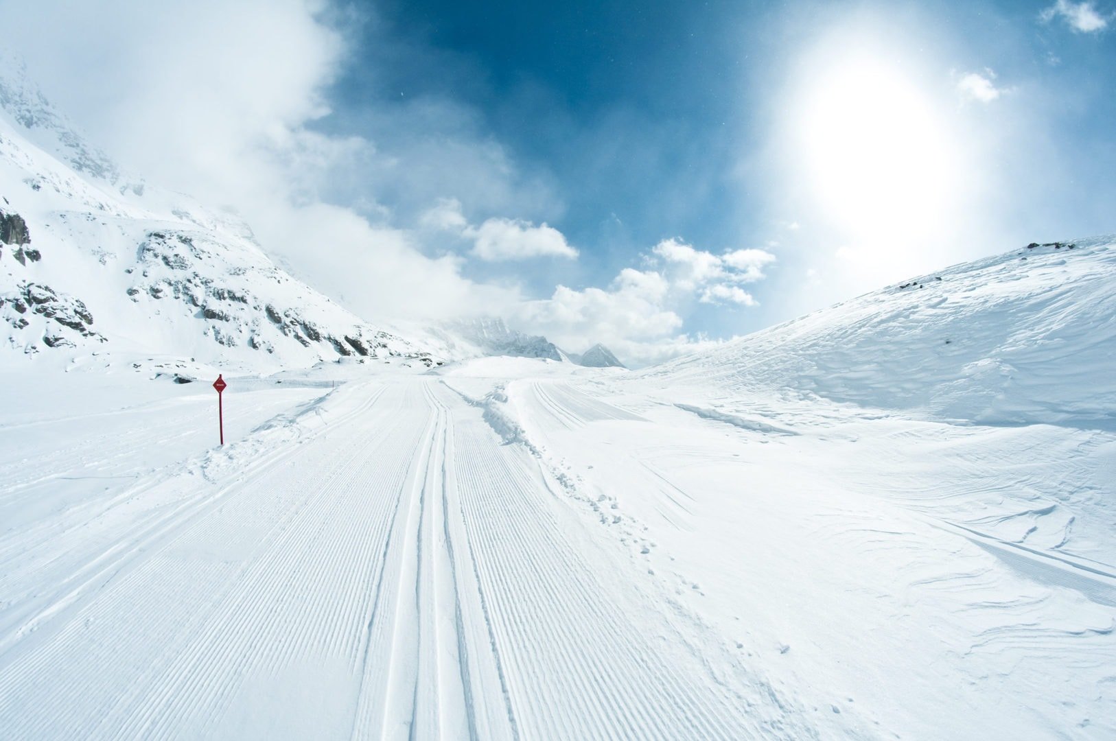 paesaggio invernale a livigno